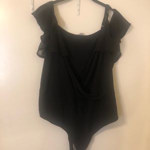 Cold shoulder bodysuit